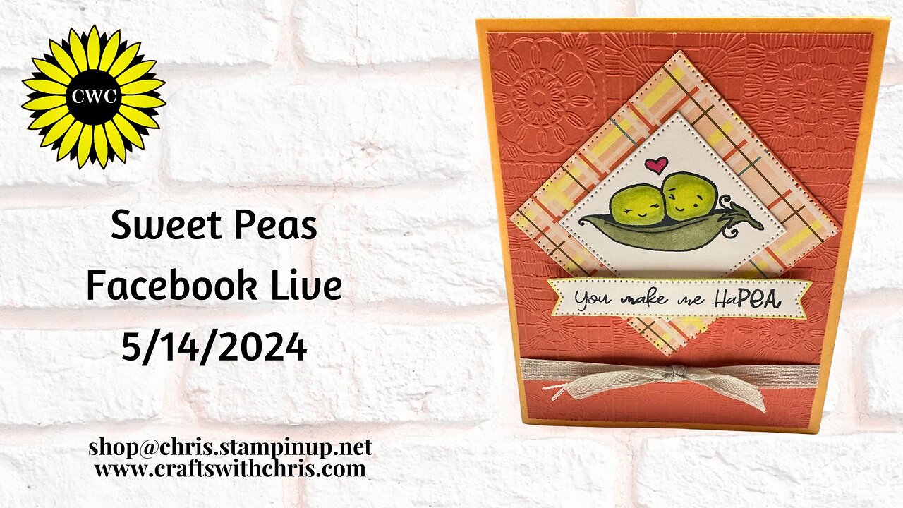 Sweet Pea CUTENESS! Adorable Card with Stampin Up!s Sweet Peas