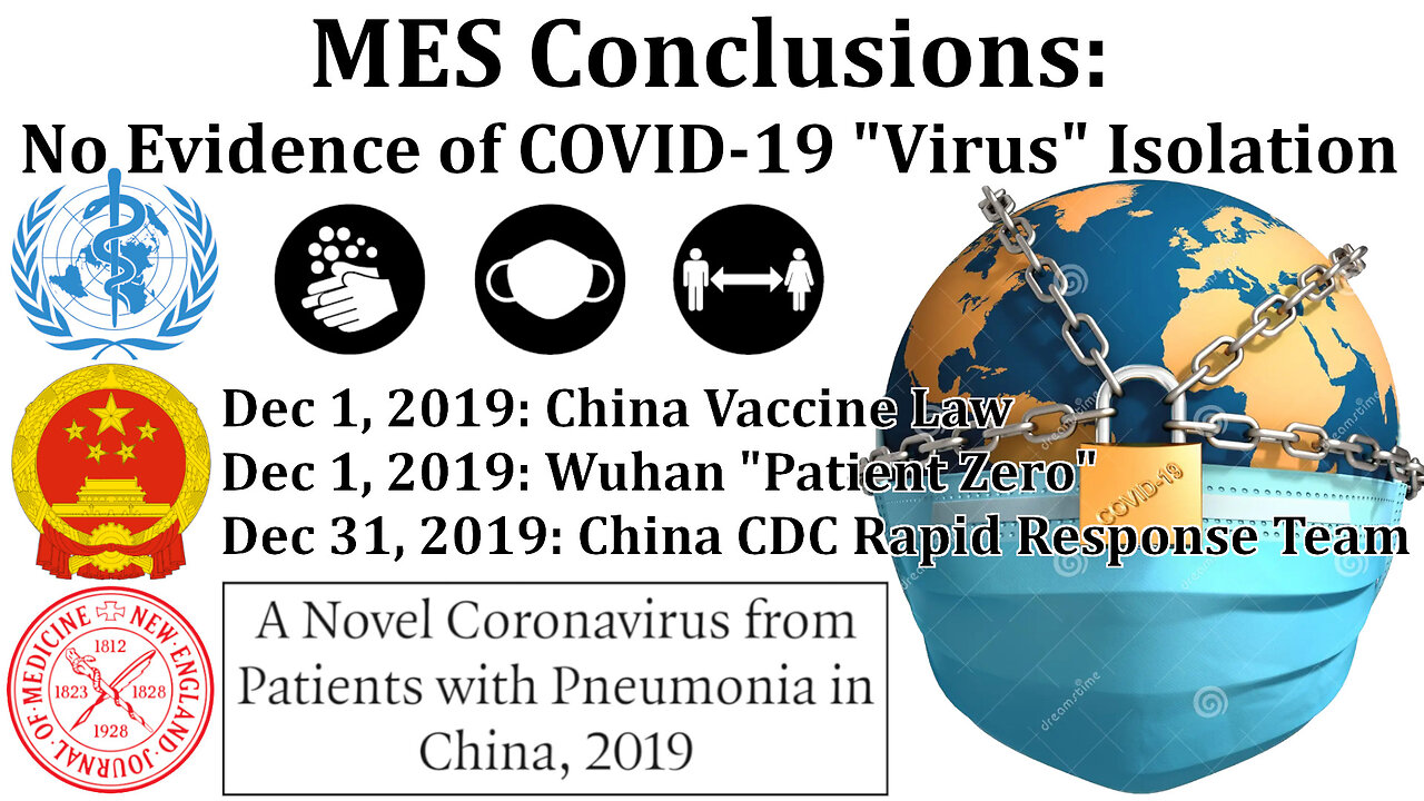 MES Conclusions: No Evidence of COVID-19 Virus Isolation