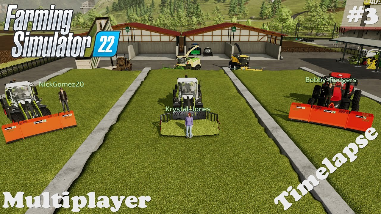 THE WORLDS BIGGEST SILAGE HARVEST | ERLENGRAT | FARMING SIMULATOR 22 MULTIPLAYER | EPISODE 3