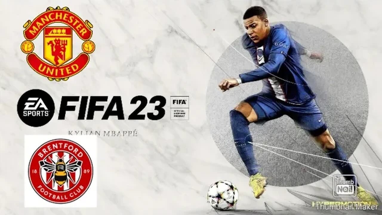 EA SPORTS, FIFA 2023. Manchester United VS Brentford