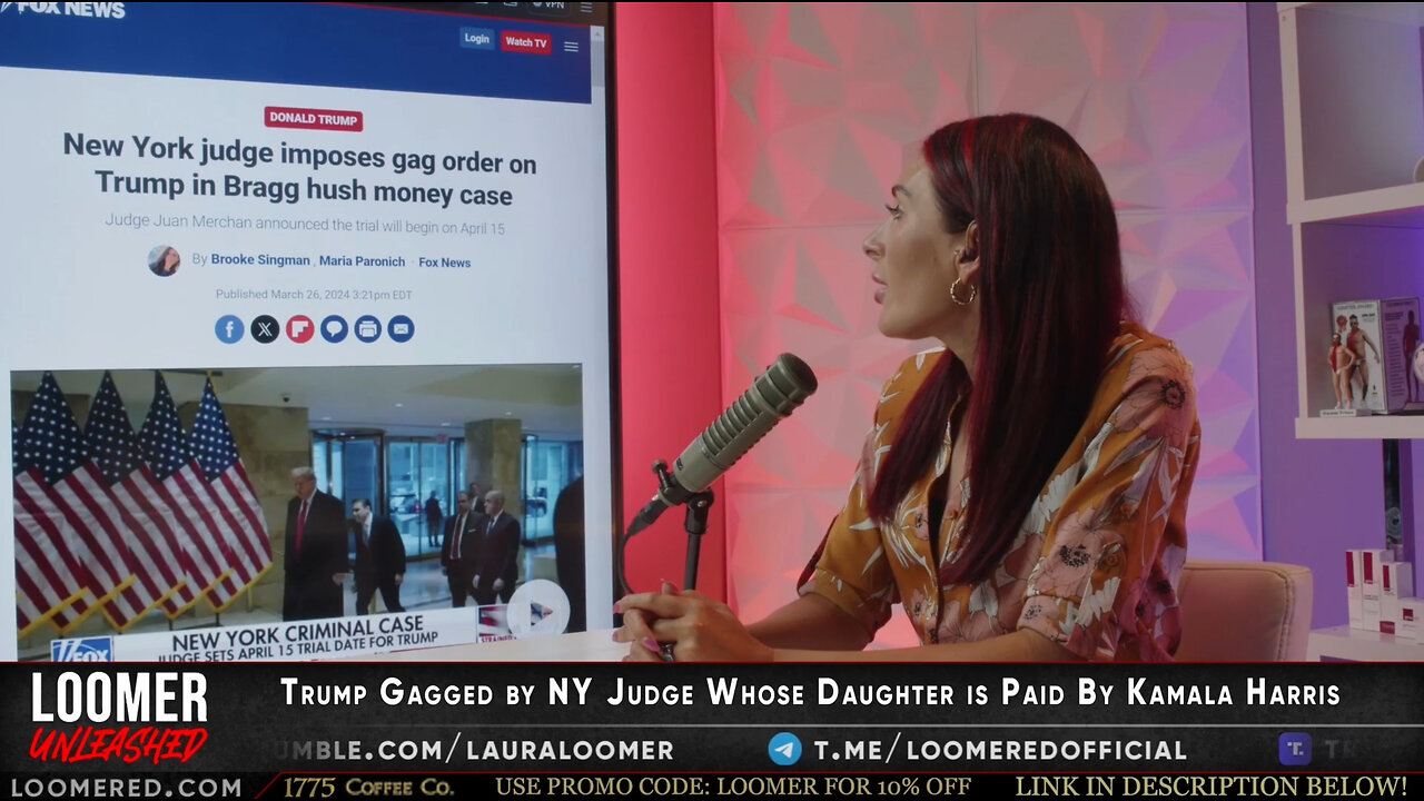 Laura Loomer Sounds Off on Gag Order in President Trumps Hush Money Case