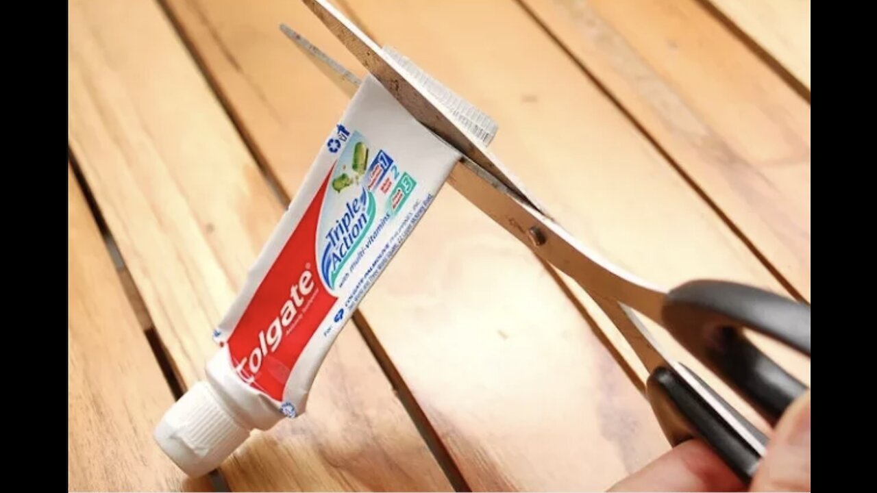 HOW TO MAKE a REUSABLE Toothpaste Tube