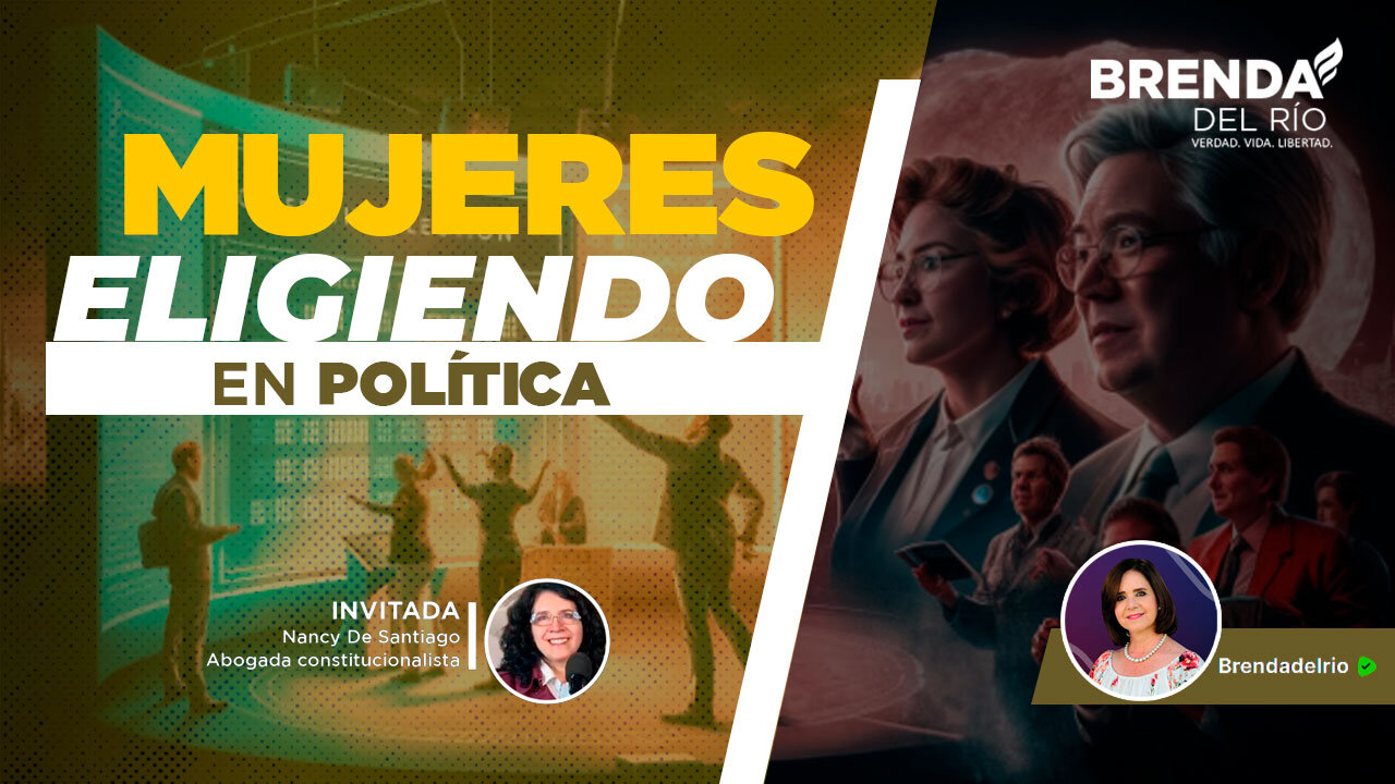 Mujeres eligiendo en política
