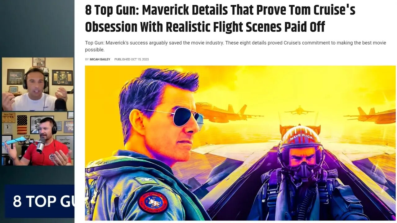 8 TOP GUN: MAVERICK Details That Prove Tom Cruises Obsession with Realistic Details