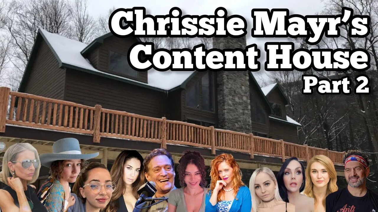 Chrissie Mayrs Content House Pt 2. Brittany Venti, Anthony Cumia, Geno Bisconte, Xia, Riss Flex
