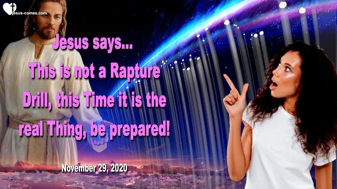 This is not a Rapture Drill... This is the real Thing, be prepared β€οΈ Love Letter from Jesus Christ