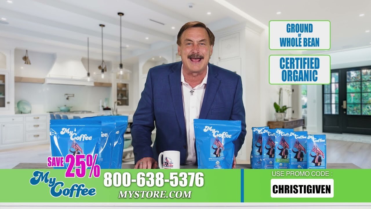 🇺🇸 GET “MY COFFEE” on LINDELL’s MY STORE! USE CODE: CHRISTIGIVEN