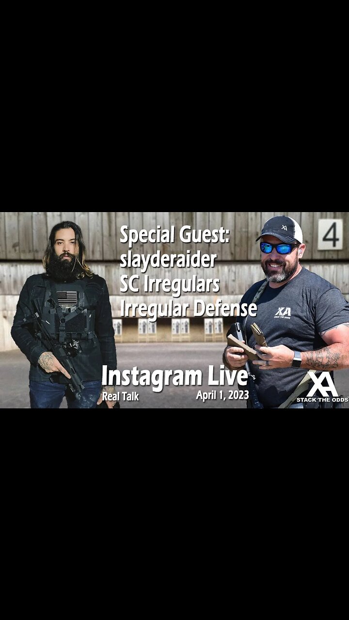 Xray Alpha Instagram Live - April 1, 2023 w/ Special Guest: Slade Cutrer aka slayderaider