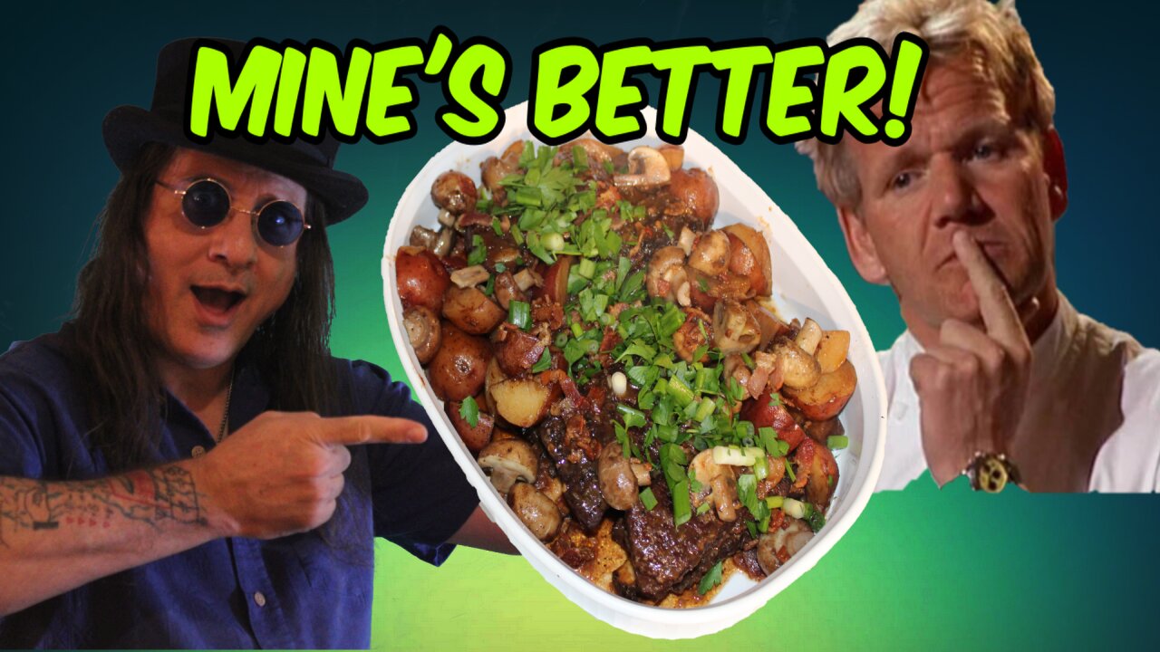 Mastering BEEF Short Ribs: Beating Gordon Ramsay at His Own Game! #gordonramsay #shortribs #beef
