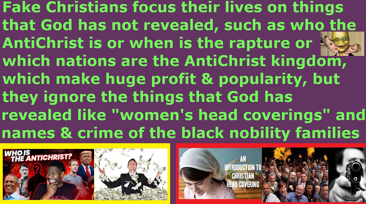 New Age Christians mislead & make money using Gods unrevealed things & ignore Gods revealed things