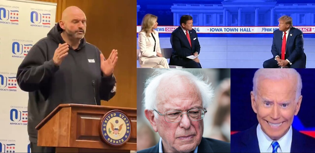 Fetterman Cringe Comments, Highlights Of Trump Townhall, Bernie Cant Bring The Left To Biden