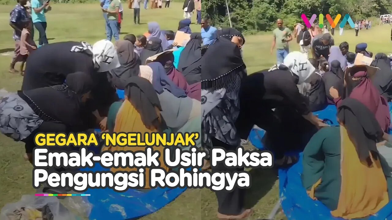 Warga Aceh Robohkan Tenda Penampungan Rohingya Gegara Ngelunjak