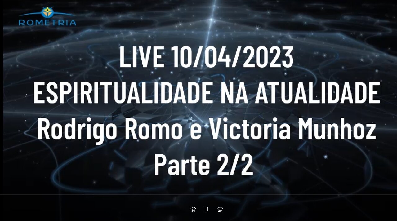 ESPIRITUALIDADE NA ATUALIDADE - LIVE 10/04/23 - PARTE 2/2