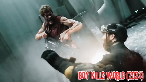 He tells that his own sister, who has just been killed by the boy |Boy Kills World 2023 @MOVIECLIPS