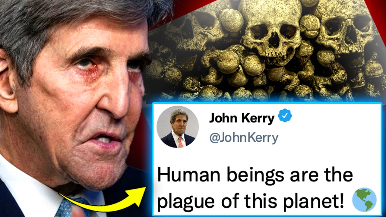 John Kerry Calls for Depopulation of Billions To Fight Climate Change