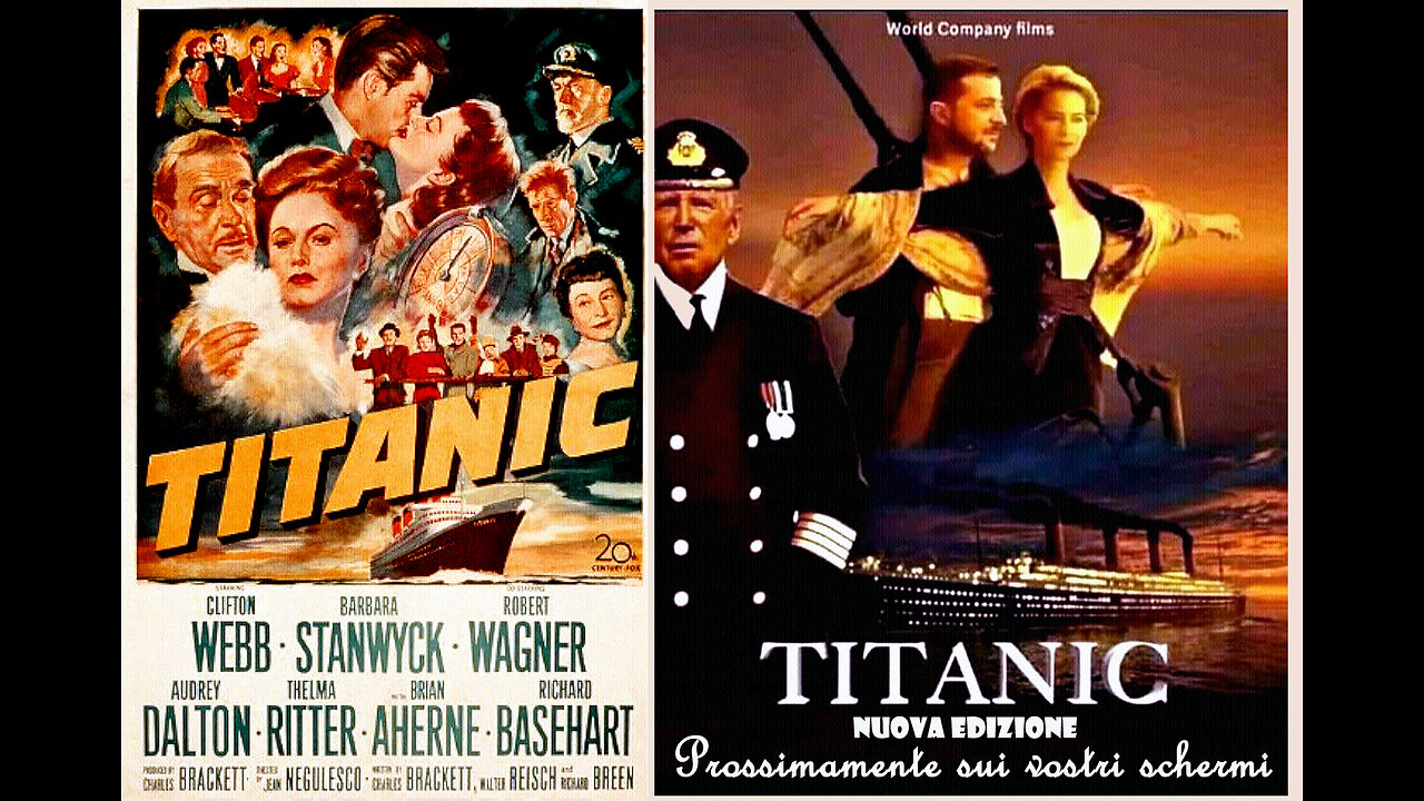 #1953 “TITANIC” con Clifton WEBB, Barbara STANWYCK e Robert WAGNER =Regia di Jean NEGULESCO= PREGHIAMO PERCHÈ NON SAPPIAMO IL GIORNO E LORA, MA LA STORIA CONTINUA E IL FINALE -STAVOLTA- SARÀ A SORPRESA!!😇💖🙏