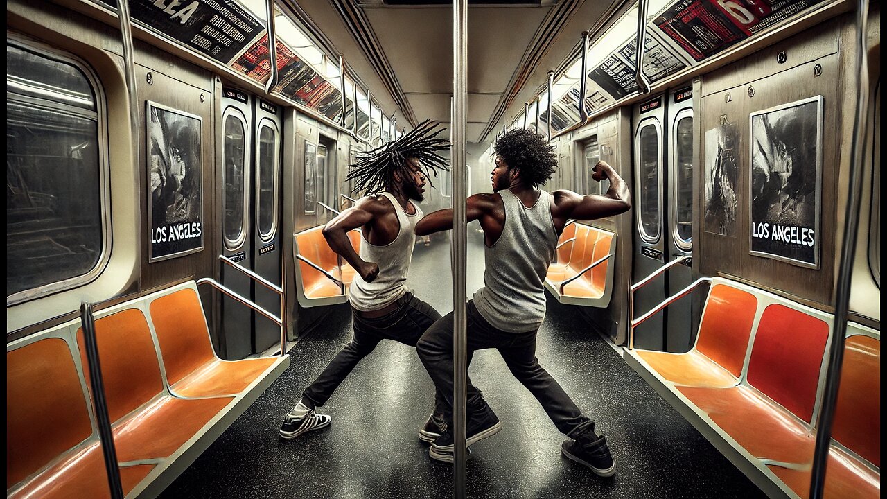 RealFights: Subway Showdown – Skateboarders vs Couple in LA Red Line Brawl