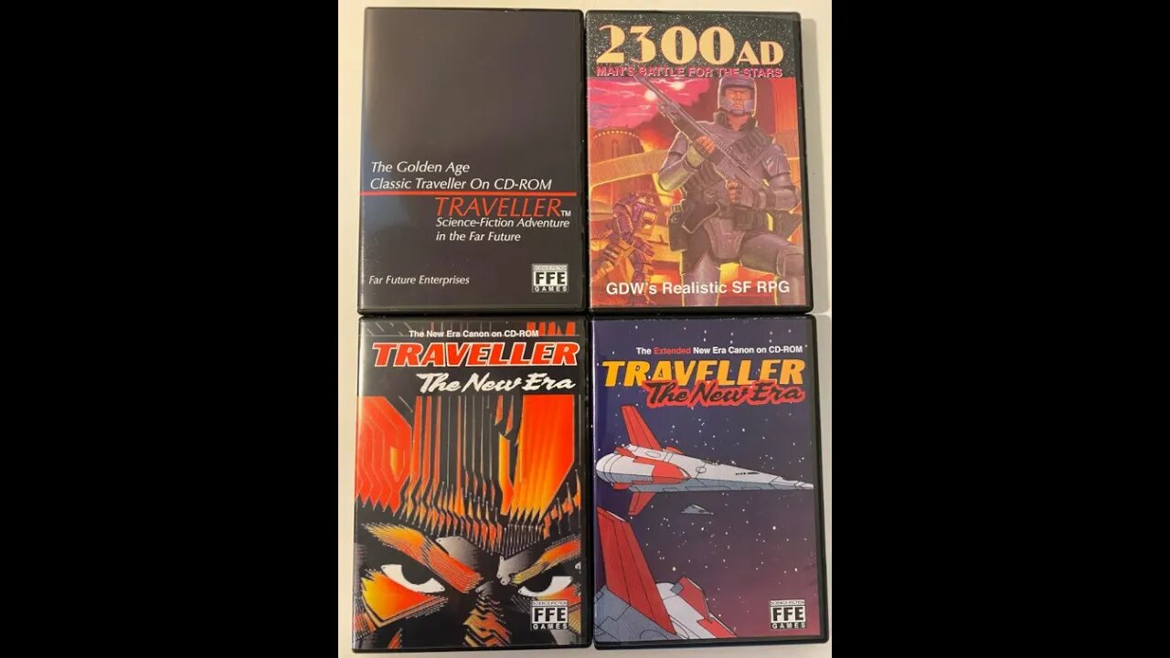 Unboxing - FFE DVDs- Traveller and GDW goodness