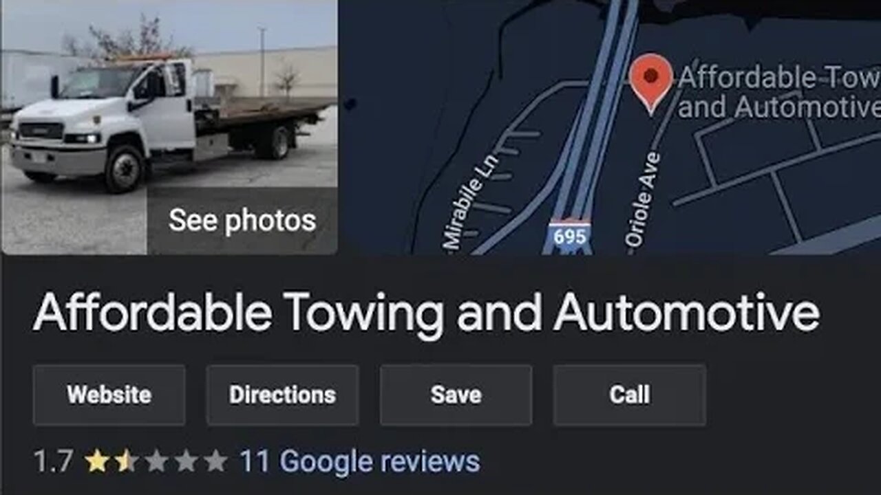 Affordable Towing & Automotive Stole From Me And Wont Return Any Calls | Do Not Use This Business!