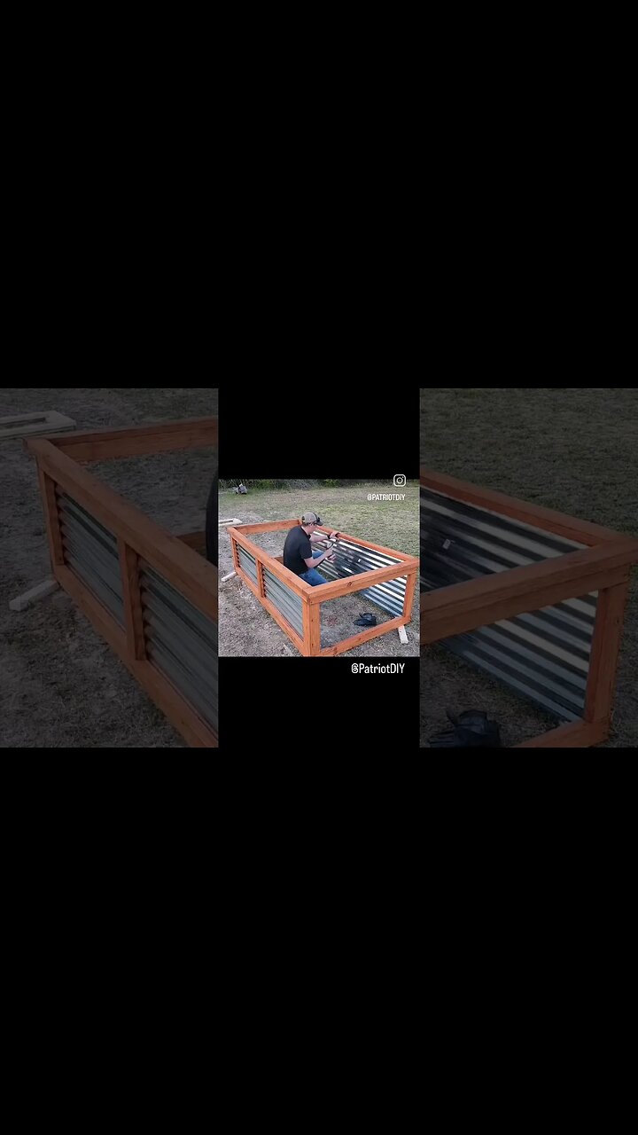 Building raised garden beds! 👨‍🌾🥕🍅 #garden #raisedbed #shorts