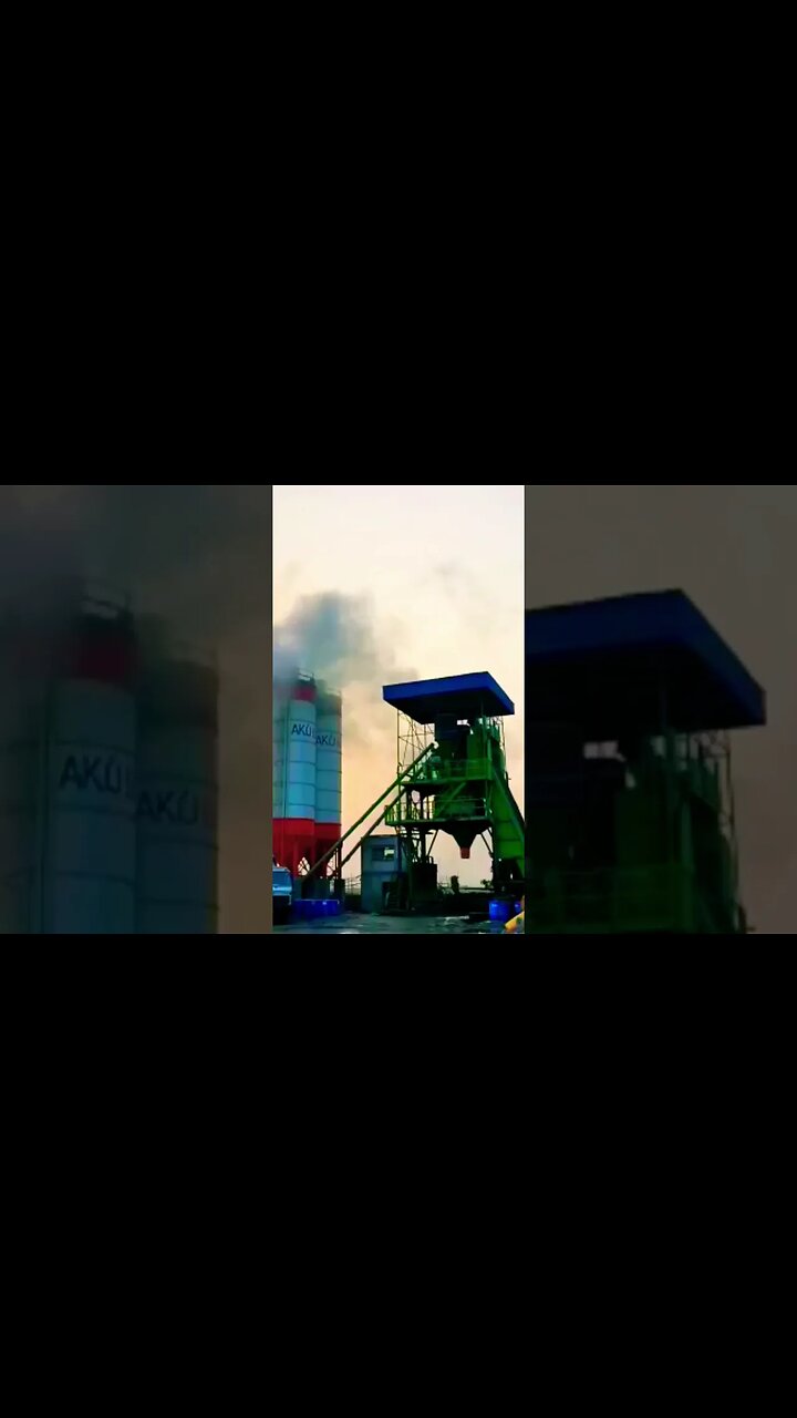 Beautiful Morning ❤ #amazing #machinery #beautiful #concrete #batchingplant #video #viral #shorts