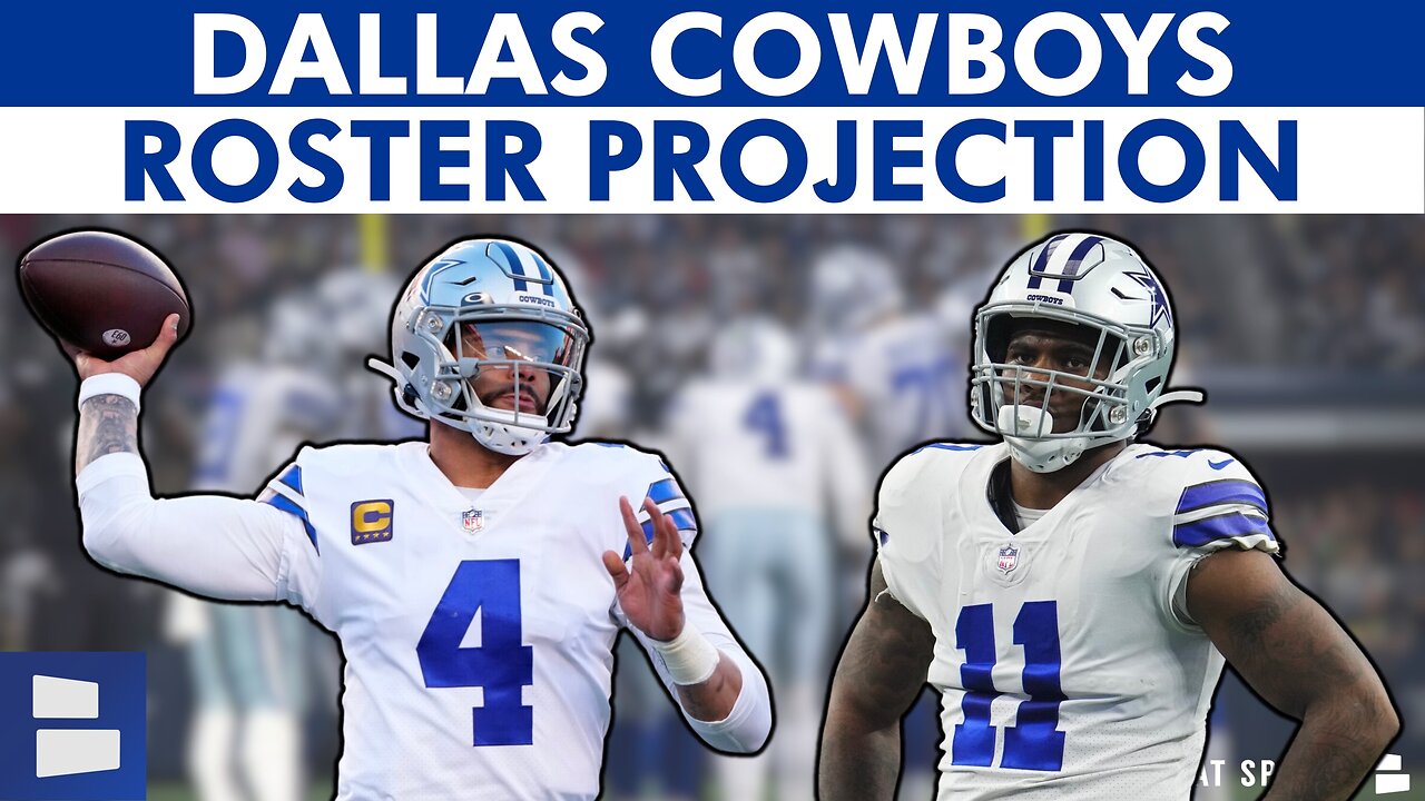 UPDATED Dallas Cowboys 53-Man Roster Projection