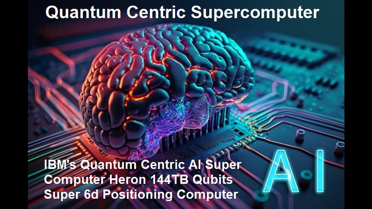 IBMs Quantum Centric Supercomputer Heron 144TB Qubits Superposition Computer