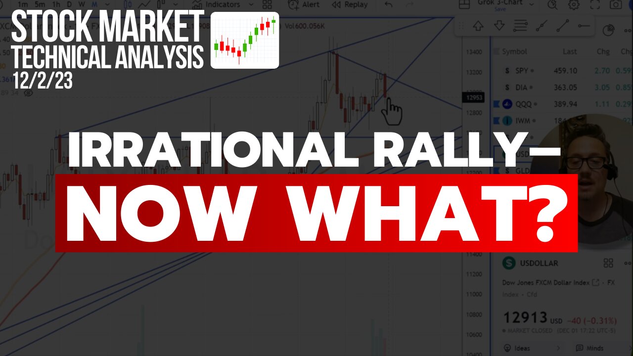 Insane Bull Run – But Whats Next? - Stock Market Technical Analysis 12/2/23