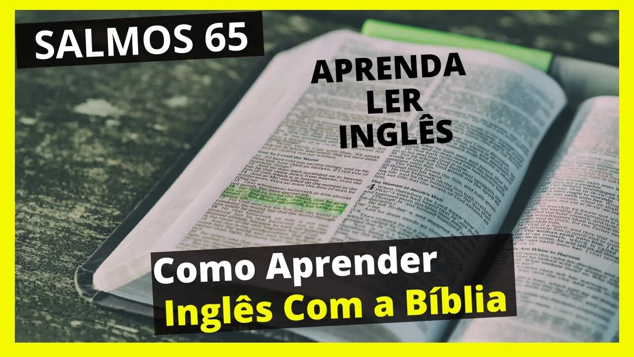 Como Aprender Inglês com a Bíblia | INGLÊS PARA INICIANTESAPRENDA INGLÊS COM LEITURA GUIADA.
