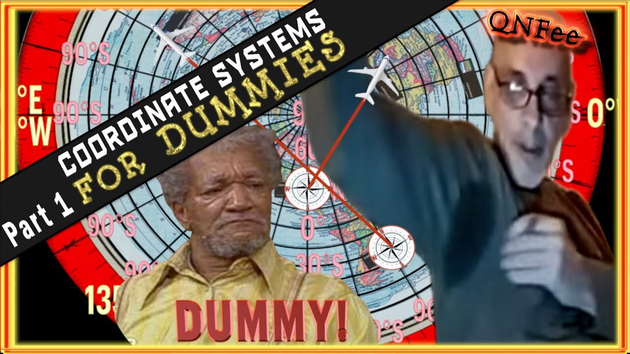 Coordinate systems & projections explained for dummies. Featuring QNFee blind navigation DEBUNKED