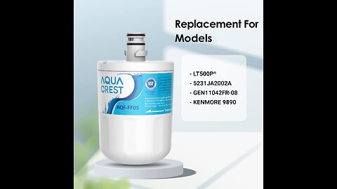 Refresh NSF-53 Premium Replacement Refrigerator Water Filter Compatible with LG LT500P, 5231JA2...