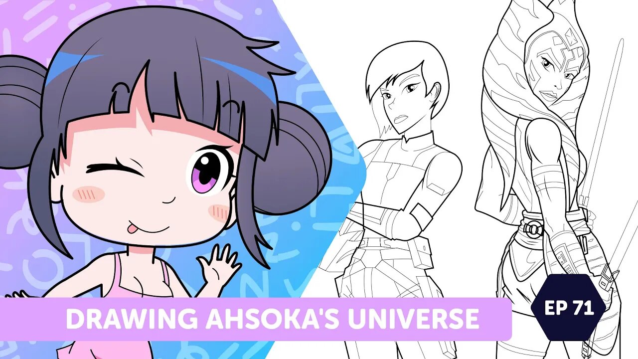 Drawing Ahsokas universe: Revealing the hidden art of every character ep71