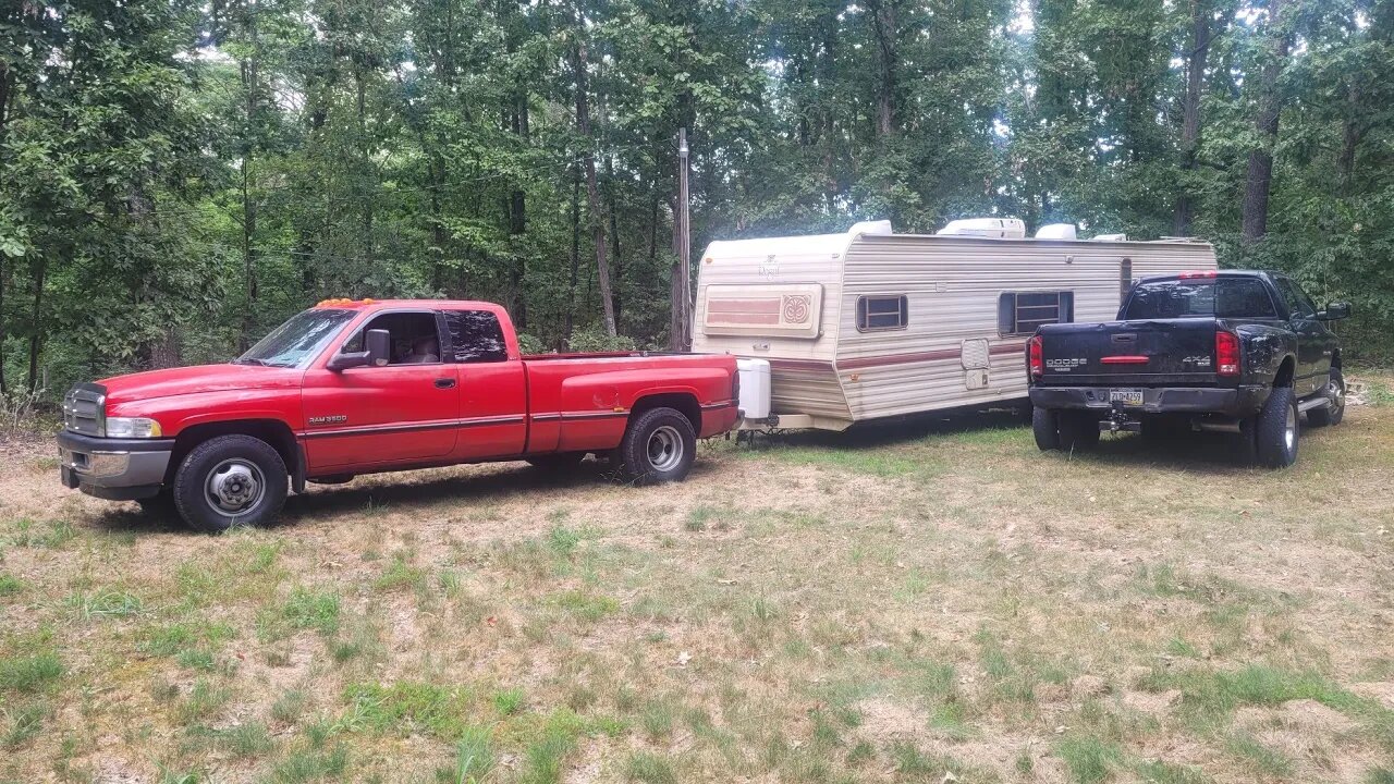 A Tree Fell Through My Load | 12 Valve Swaps First Tow | 2nd Gen Cummins Power Only Hotshot