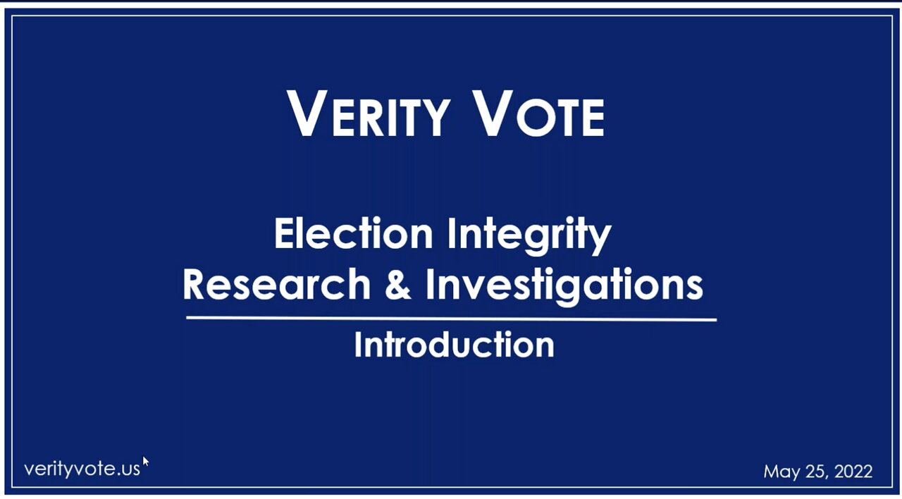 BREAKING NEWS: 2020 ELECTION BOMBSHELL DISCOVERY BY VERITY VOTE