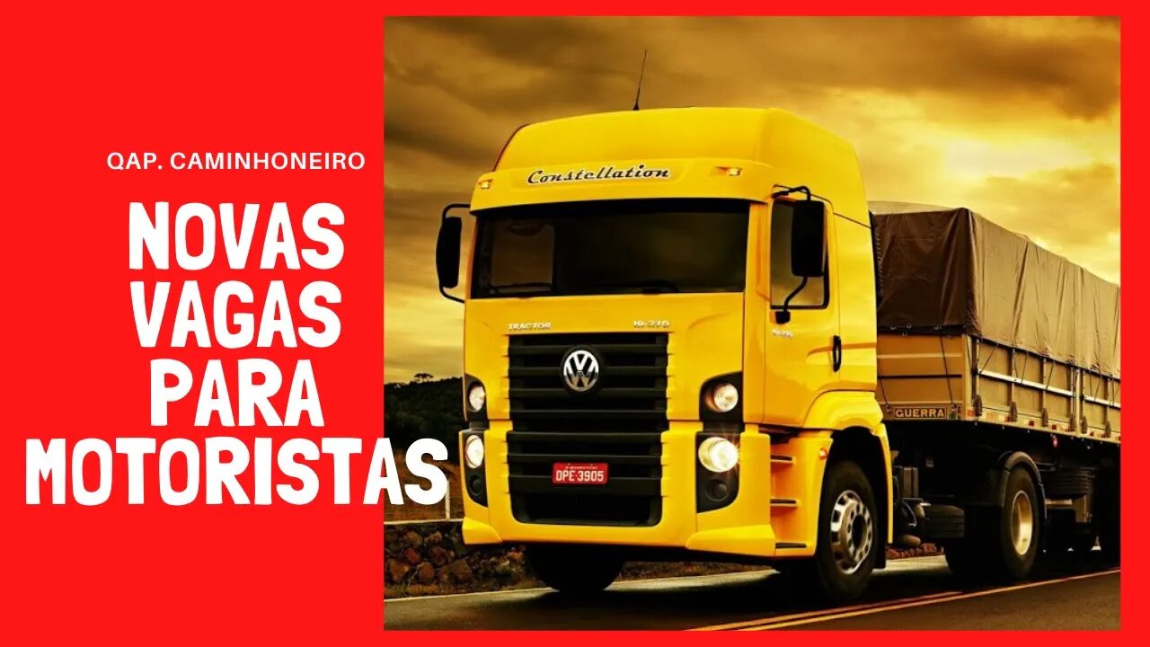 Vagas para motorista--08/10/2022