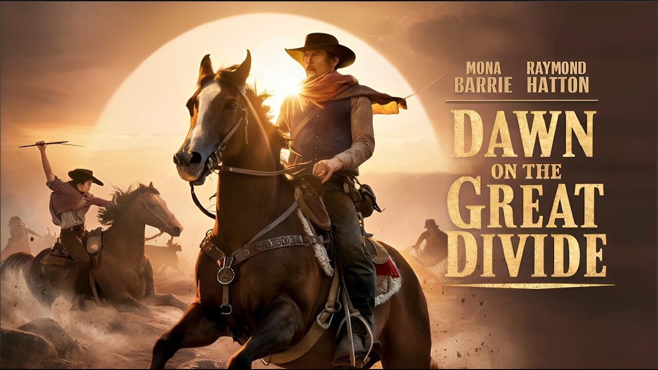 THE ROUGH RIDERS, DAWN ON THE GREAT DIVIDE (1942) Buck Jones & Mona Barrie | Western | B&W