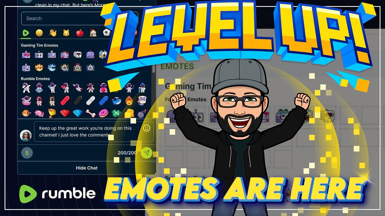 Rumble Emotes Are Here! + Tips On How To Quickly Make Emotes! - Rumble