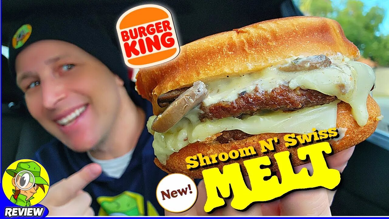 Burger King® SHROOM N SWISS MELT Review 🍔👑🍄‍🟫🧀 ⎮ Peep THIS Out! 🕵️‍♂️