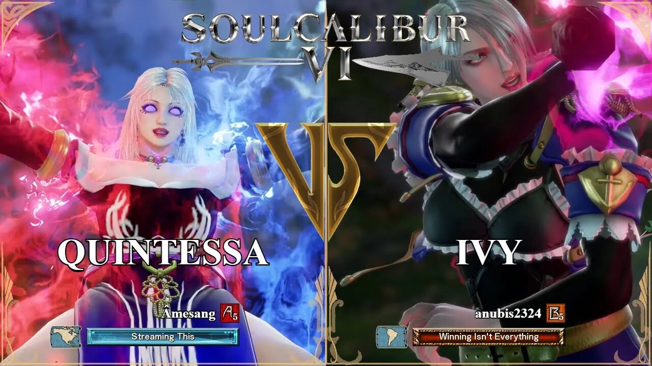 SoulCalibur VI — Amesang (Quintessa) VS anubis2324 (Ivy) | Xbox Series X Ranked