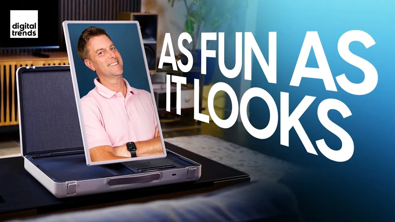 LGs Briefcase TV Is Straight out of a Spy Movie | LG StanbyME Go Review