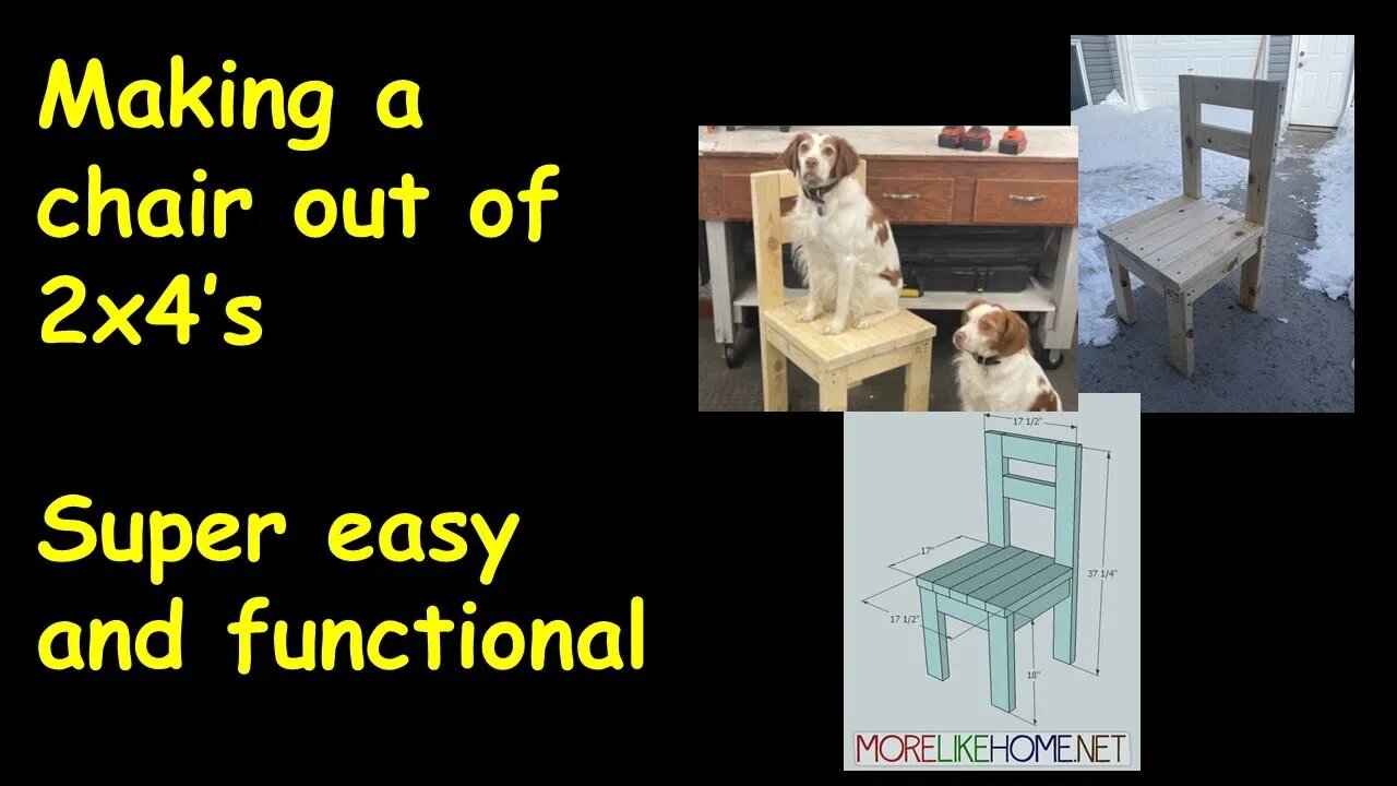 Building a Chair using 2x4s