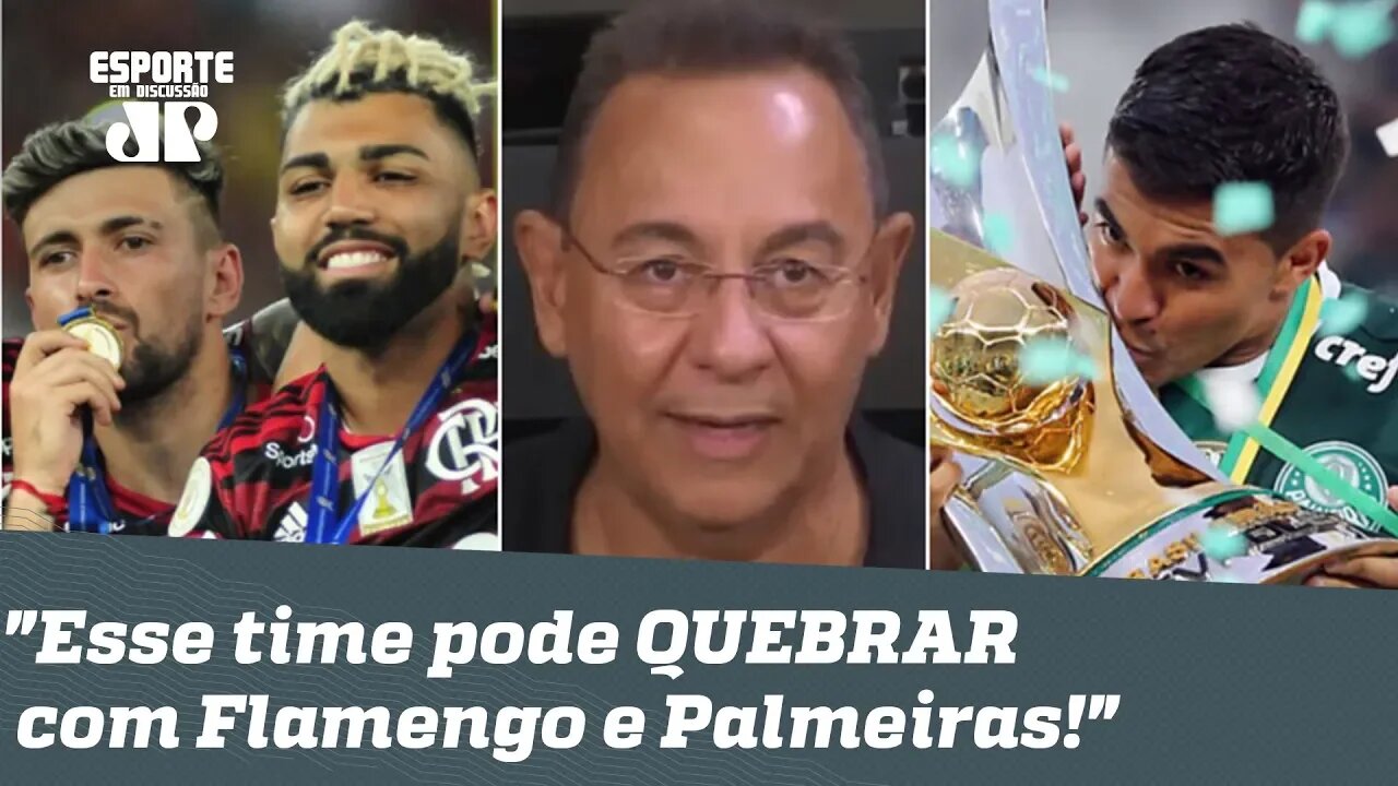 Pode parecer LOUCURA, mas... Flavio revela em que time APOSTA para PEITAR Flamengo e Palmeiras!