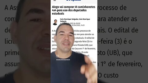 alego vai dá vida de luxo a deputado estadual, povo vivendo na miséria no Goiás.