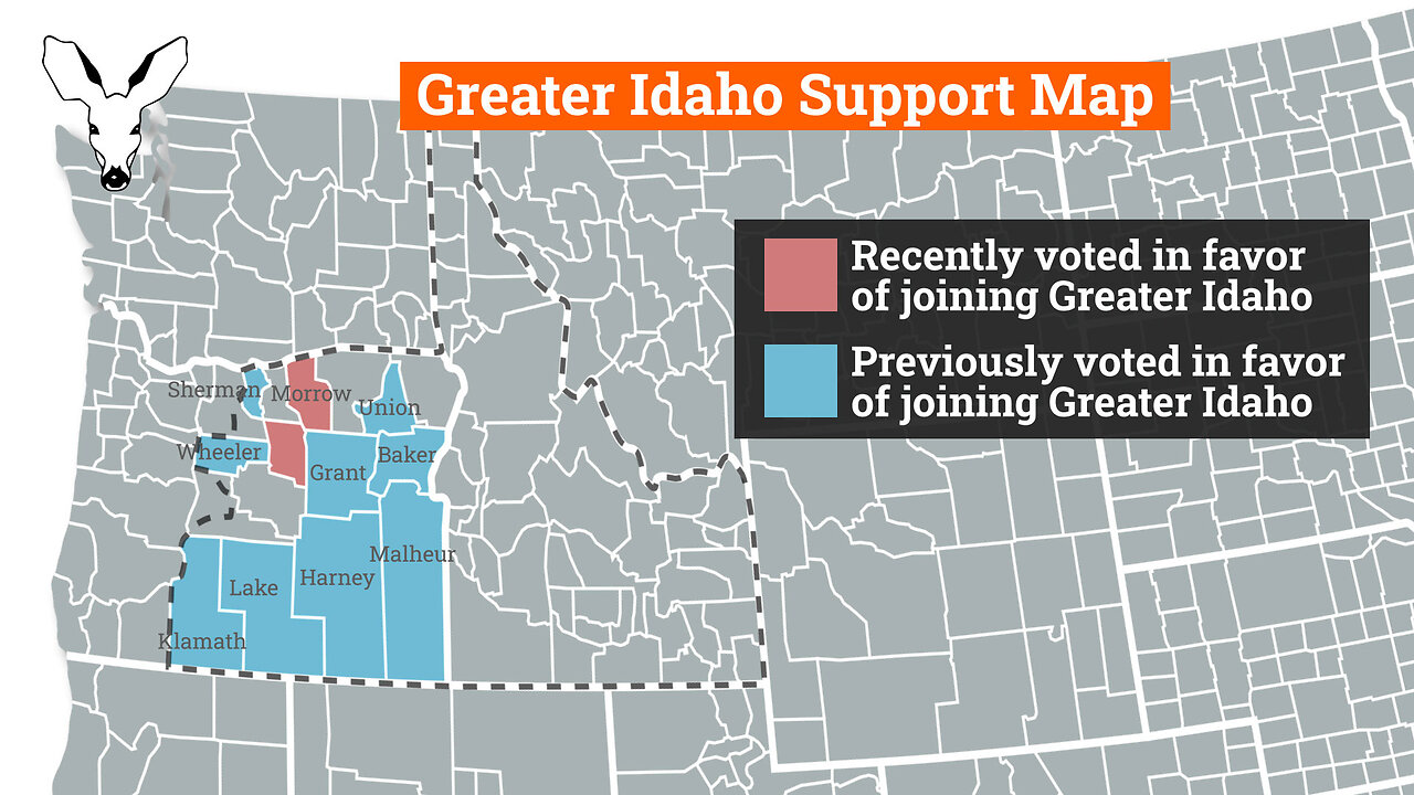 11 Oregon Counties Vote to Join Greater Idaho | VDARE Video Bulletin