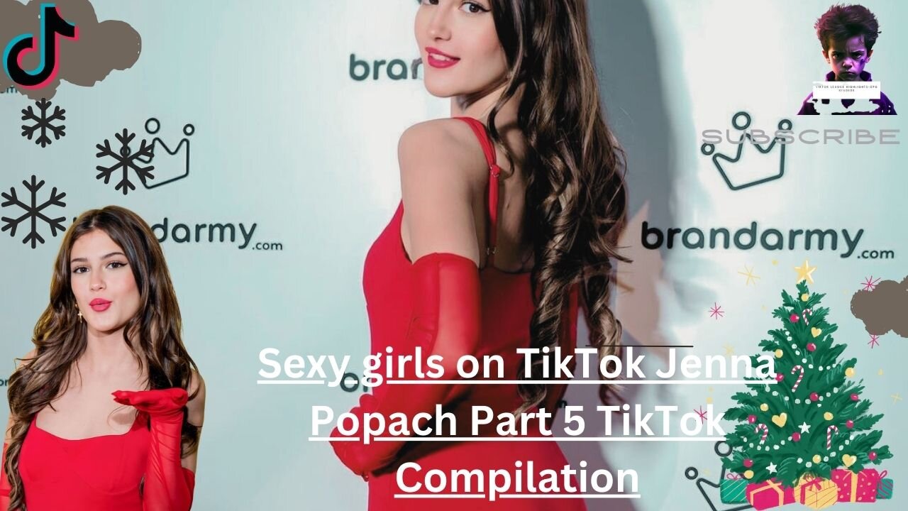 Sexy girls on TikTok Jenna Popach part 5. 🔥💃