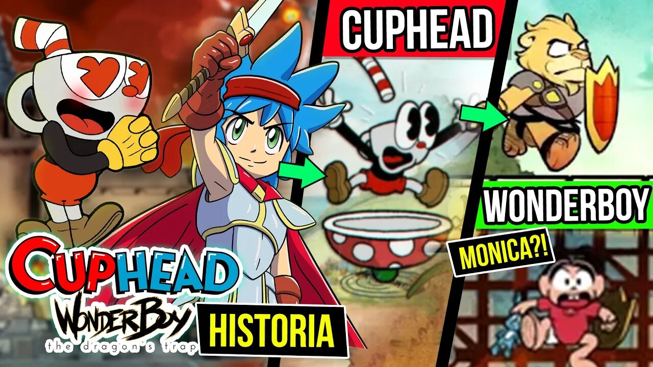 JOGO lindo com GRAFICOS do Cuphead ?! - Wonder Boy Dragons Trap | Rk play