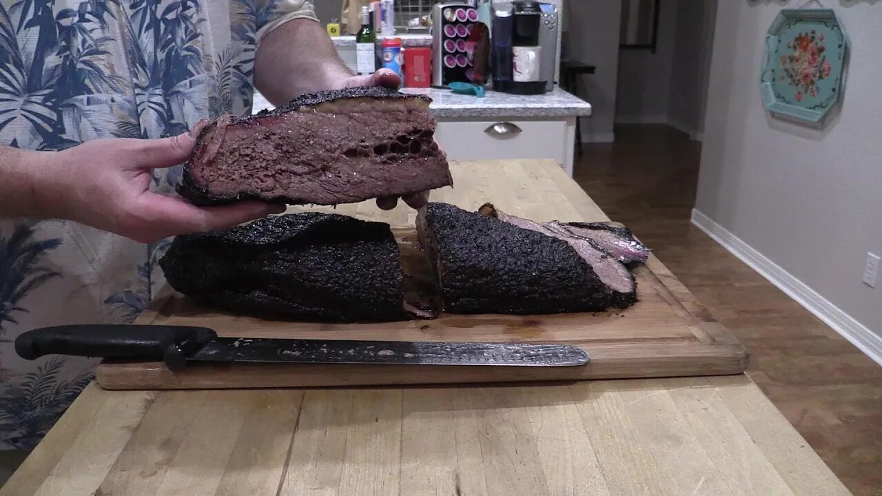 Wagyu Beef Brisket on Offset Smoker -- Lobels Wagyu Brisket