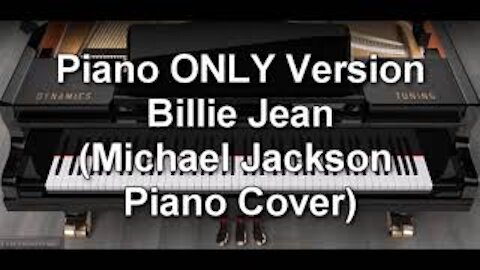 Piano ONLY Version - Billie Jean (Michael Jackson)