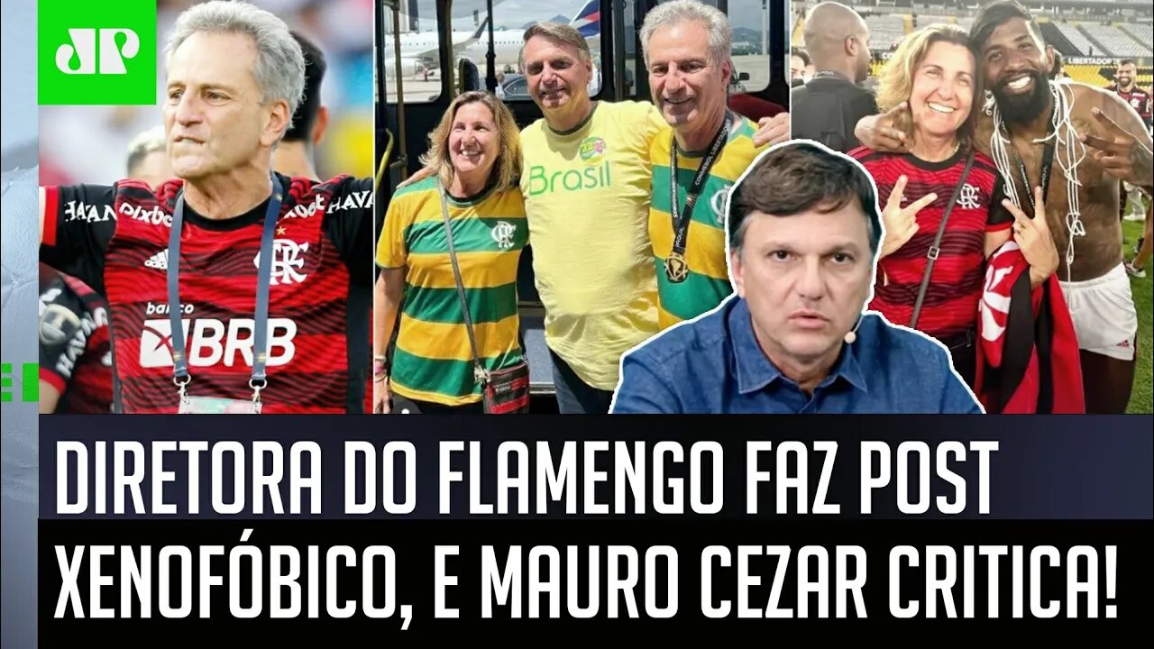 É TERRÍVEL como o Flamengo está TRATANDO ISSO! Mauro Cezar FAZ CRÍTICA após POST de diretora!