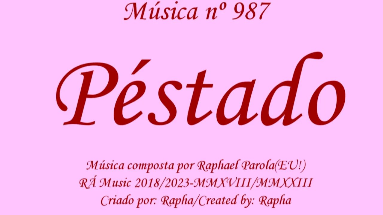 Música nº 987-Péstado